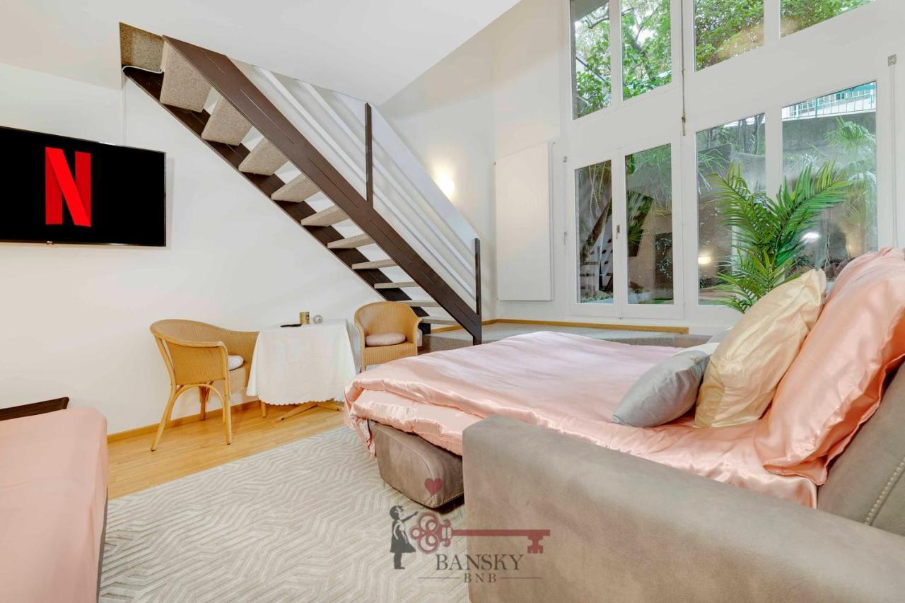 Ferienwohnung Duplex Loft In Lugano Center With Garden, Wi-Fi -By Easylife Swiss Exterior foto